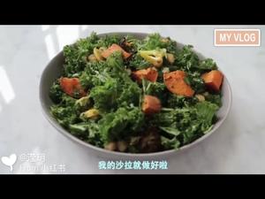 烤蔬菜甘蓝沙拉的做法 步骤7