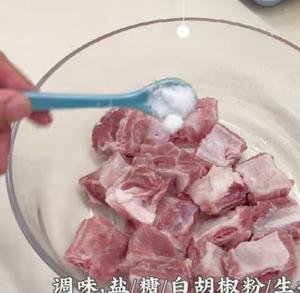 豆豉紫苏煎焗骨的做法 步骤2