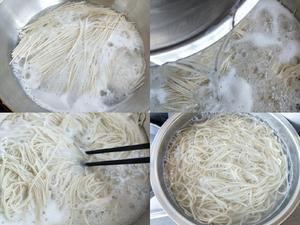 蒜苔肉酱拌面(打卤面)的做法 步骤6