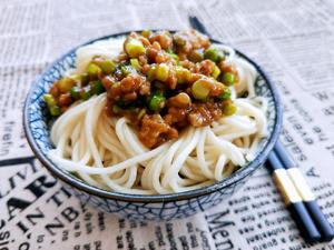 蒜苔肉酱拌面(打卤面)的做法 步骤8