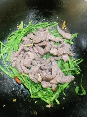 牛肉空心菜的做法 步骤7