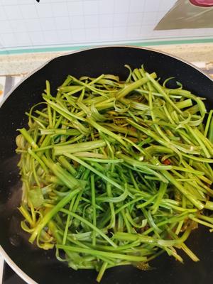 夏日菜之空心菜杆（竹叶菜杆）的做法 步骤5