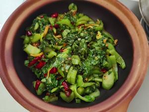 青菜（盖菜）牛肉煲的做法 步骤6
