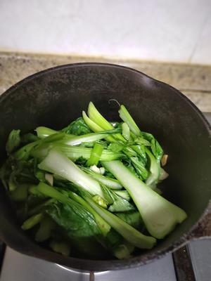 油菜烧豆腐的做法 步骤5