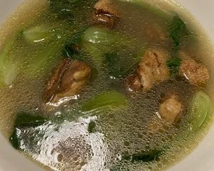 油菜大鸭煲的做法 步骤12