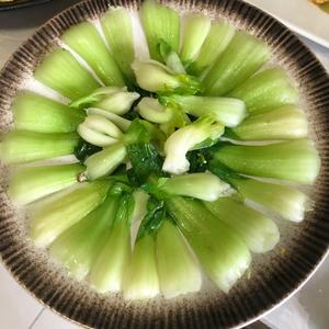 香菇扒油菜的做法 步骤7