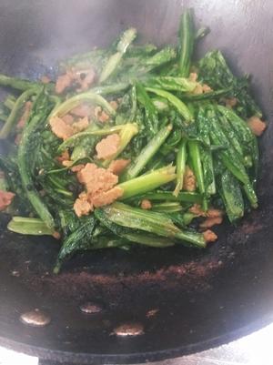 豆豉蛋白油麦菜的做法 步骤11