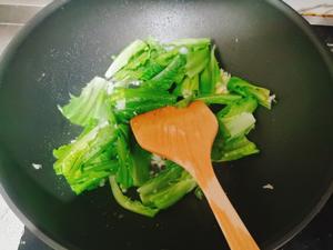 营养美味豆豉油麦菜的做法 步骤3