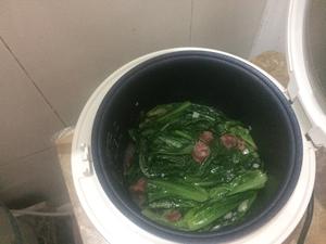 蒜蓉腊肠油麦菜的做法 步骤5