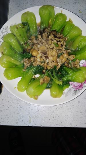 香菇油菜的做法 步骤6