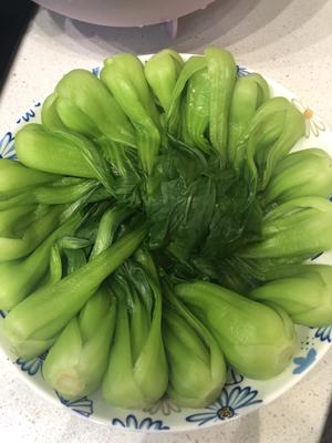 香菇油菜（超级简单）的做法 步骤3