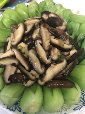 香菇油菜（超级简单）的做法 步骤8