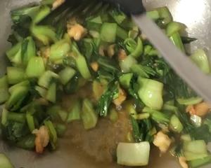 油菜虾仁的做法 步骤3