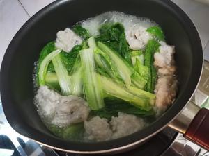 苦瓜炒蛋 白灼鱼滑油麦菜 五谷杂粮饭 紫薯 低脂低卡减肥餐简单快捷的做法 步骤3