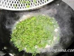 荠菜豆腐羹的做法 步骤8