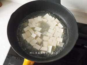 春日食鲜｜虾仁荠菜豆腐羹的做法 步骤5