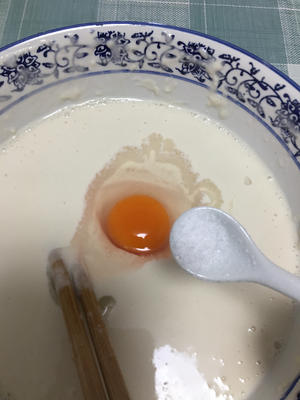 荠菜香煎饼的做法 步骤7