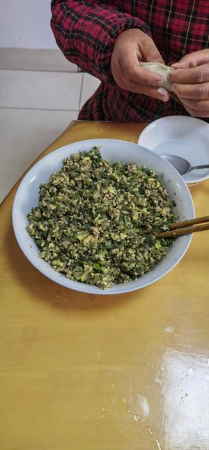 老妈牌荠菜饺子的做法 步骤9