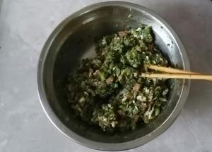 猪肉荠菜鲜虾大馄饨的做法 步骤6