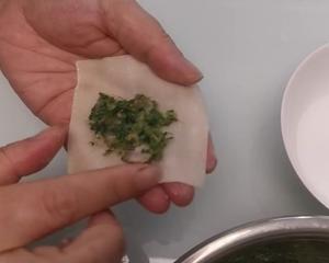 荠菜大馅馄饨的做法 步骤7