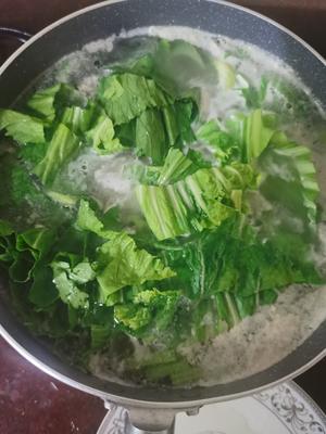 鲜甜的泥猛鱼芥菜汤的做法 步骤6