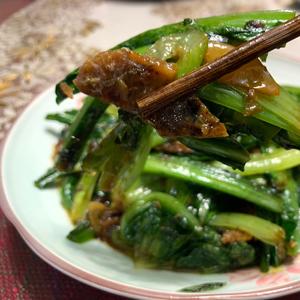 经典粤菜—米饭杀手|豆豉鲮鱼油麦菜的做法 步骤16