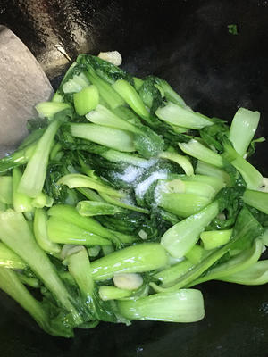 清淡美味༄「蒜香小油菜」༄的做法 步骤6