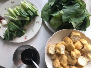 油菜豆腐泡的做法 步骤5