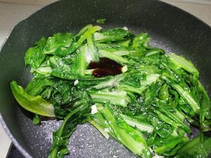 每日一道家常菜-蒜蓉油麦菜的做法 步骤5