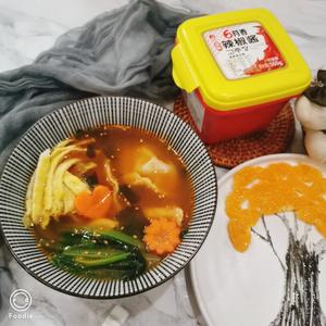 葱伴侣辣味汤饺子的做法 步骤12