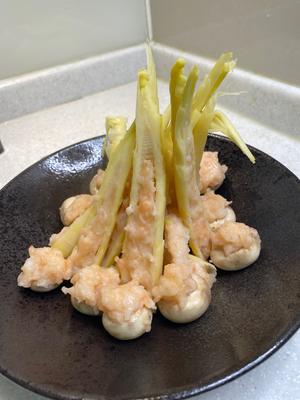 春风的味道-荠菜春笋蘑菇酿虾滑的做法 步骤8