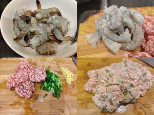 荠菜虾肉小云吞的做法 步骤3