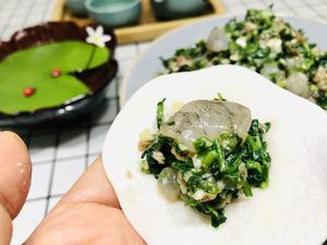 鲜掉眉毛的荠菜水饺（荠菜虾肉水饺）的做法 步骤15