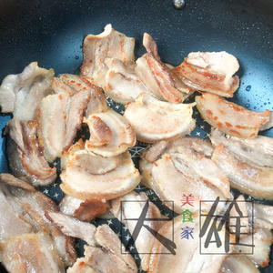 上班带饭菜-青蒜回锅肉的做法 步骤6