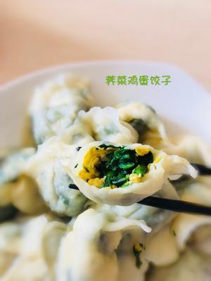 春天纯素好味——荠菜鸡蛋饺子的做法 步骤6