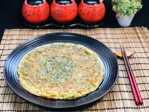 美丽非凡的香椿芽鸡蛋饼 素食的做法 步骤14