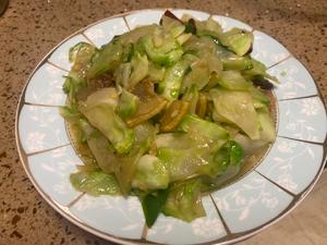 炝炒儿菜的做法 步骤5