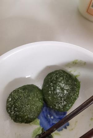 纯手工制作蒿子粑粑，天然绿色食品～的做法 步骤10