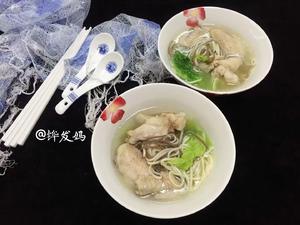 鲜鸡汁鸡翅白菜面条汤＋太太乐鲜鸡汁芝麻香油的做法 步骤12