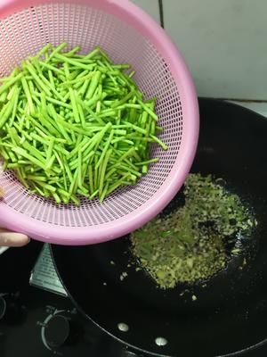 超简单清炒蒜香芦蒿的做法 步骤6