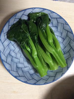 养生の白灼菜心 快手菜清淡的做法 步骤9