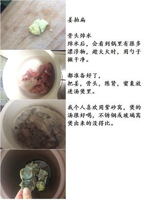 西洋菜陈肾猪骨汤的做法 步骤2