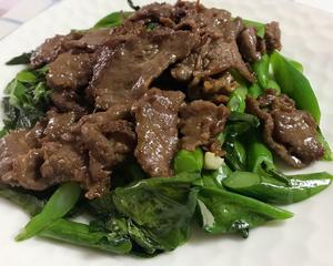 芥蓝炒牛肉（潮汕版）的做法 步骤5