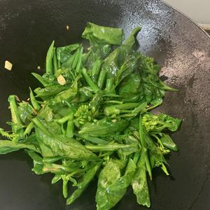 沙茶牛肉炒芥兰的做法 步骤9