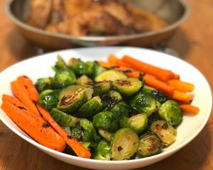 孜然烤孢子甘蓝 roasted brussel sprouts的做法 步骤5