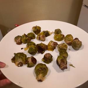 健康美式糖醋烤抱子甘蓝Roasted Brussels Sprouts的做法 步骤1