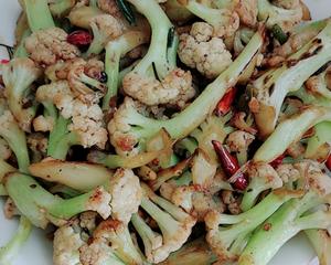 干煸有机菜花的做法 步骤5