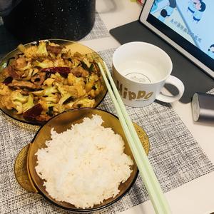 干煸花菜肉片的做法 步骤17