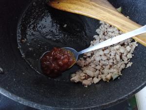 蒜苔肉末茄子~~孩子们超爱吃的米饭拌料，吃面条、做卷饼都超好吃的做法 步骤9