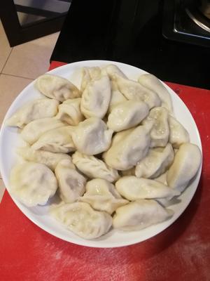 茴香苗羊肉水饺（附:羊肉青萝卜馅）的做法 步骤7